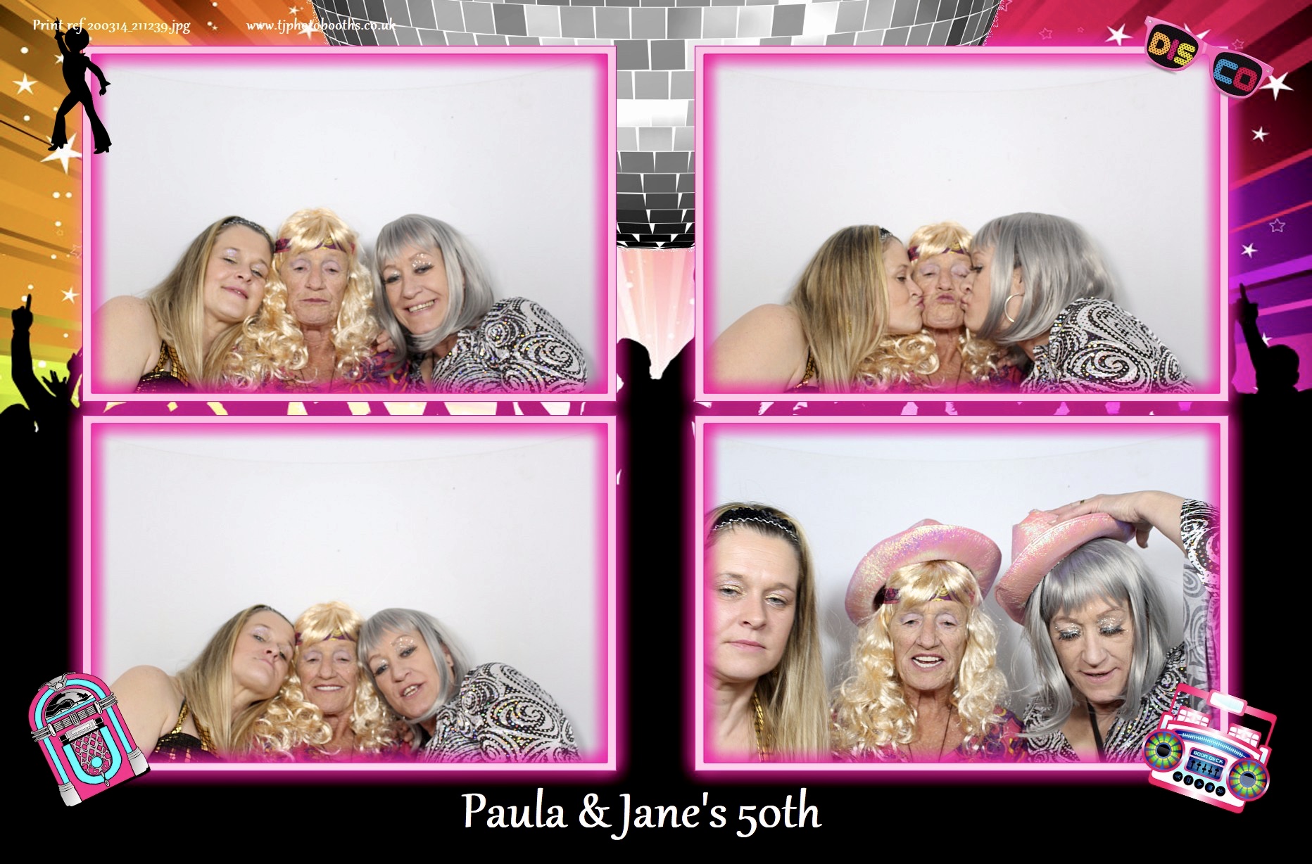 Paula & Jane's 50th | View more photos from the event at gallery.tjphotobooths.co.uk/u/TJPhotobooths/Paula-Janes-50th